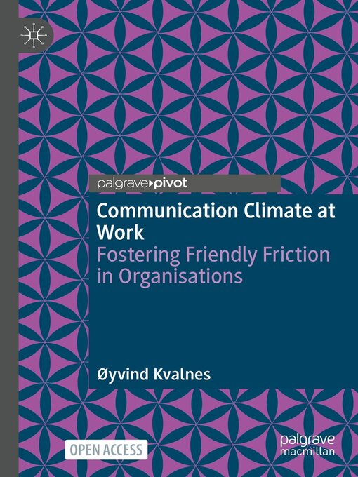 Title details for Communication Climate at Work by Øyvind Kvalnes - Available